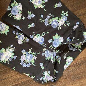 we wore what bike short LARGE Black Floral